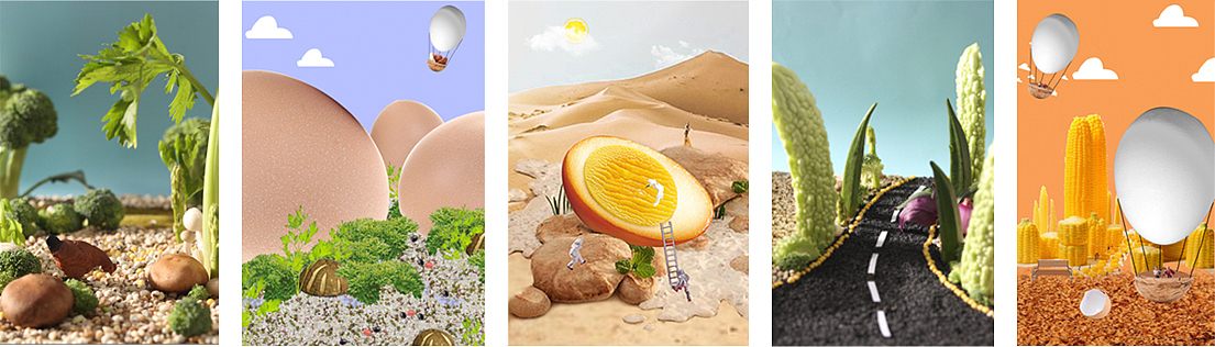 方案手稿
<br><br>天然的营养仓库--生态农场<br><br>场景以微山湖为原型,以蔬菜与菱米构建了一个绿色微观农场,菱米在国内只有少数地方有,而山东的微山湖畔就是其中一个。<br><br>