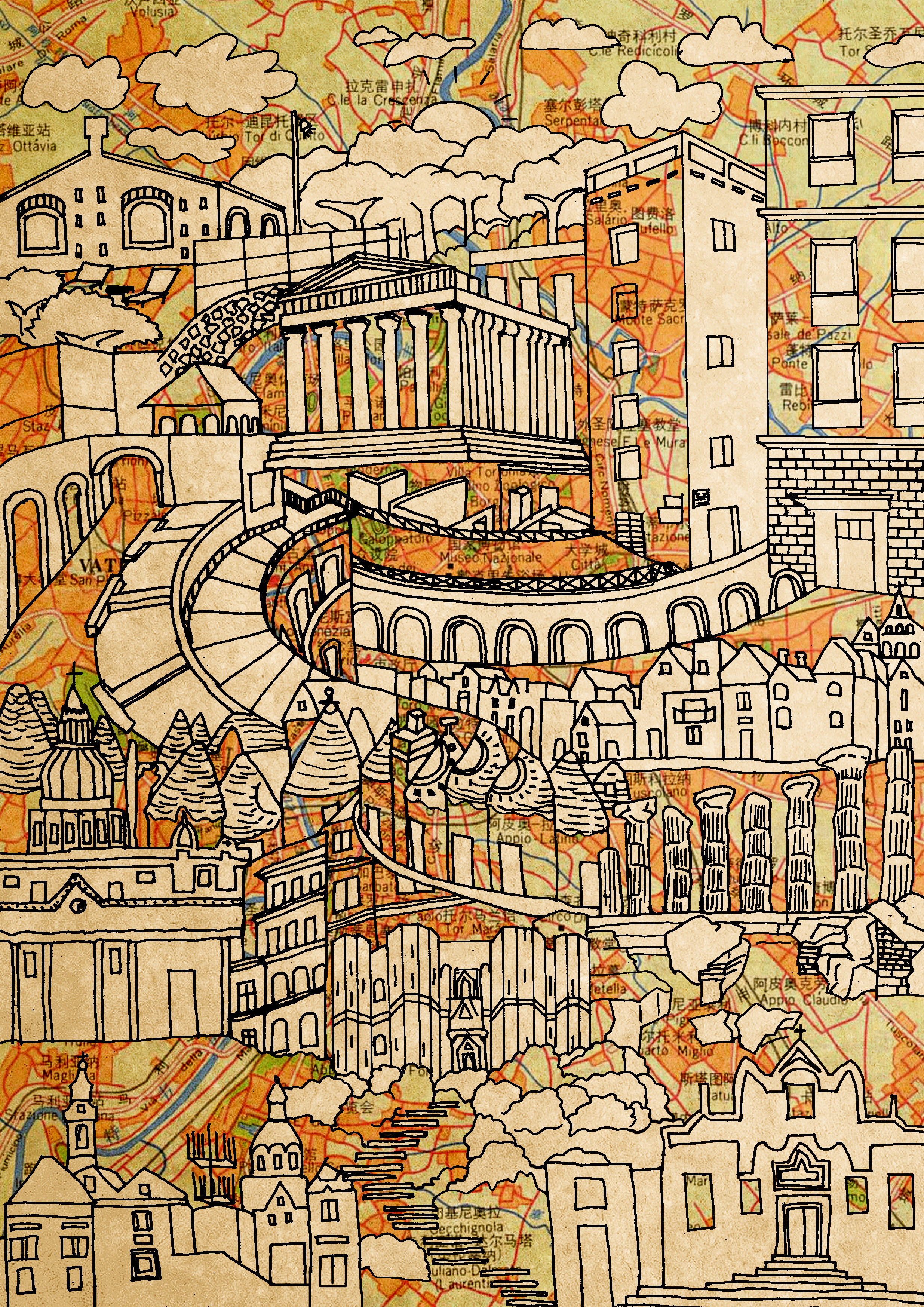 意大利的建筑绘画