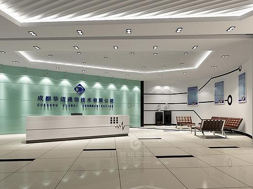 华迈通信办公室装修设计案例-成都办公空间装修设计
