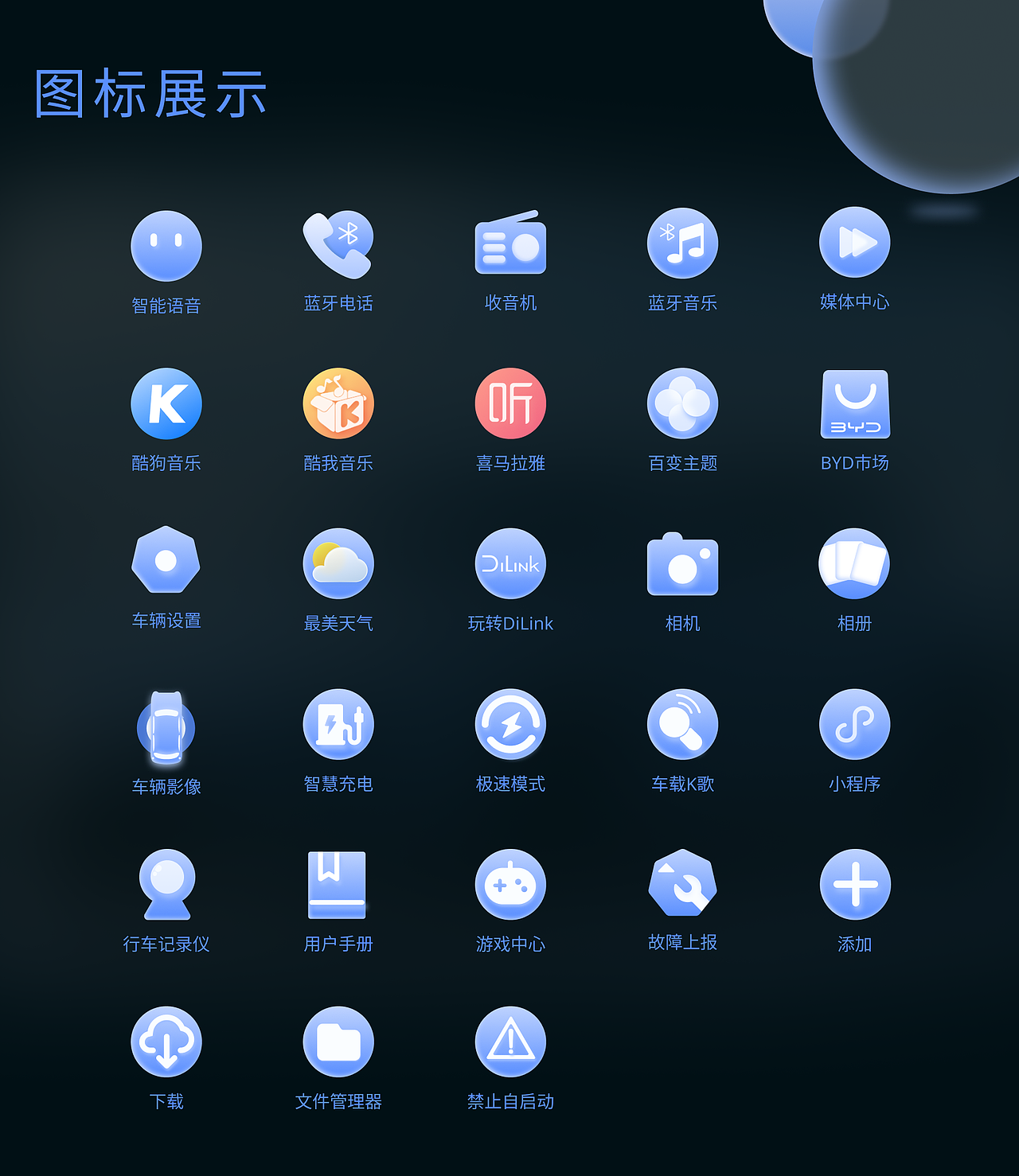 极净-比亚迪车机主题设计