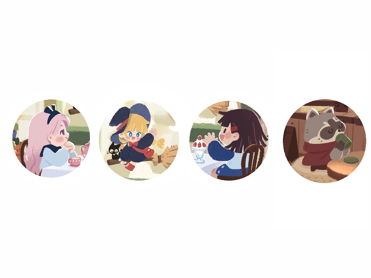 森林咖啡厅的偶遇