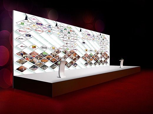 企业照片墙——自己刚工作时的第二个设计