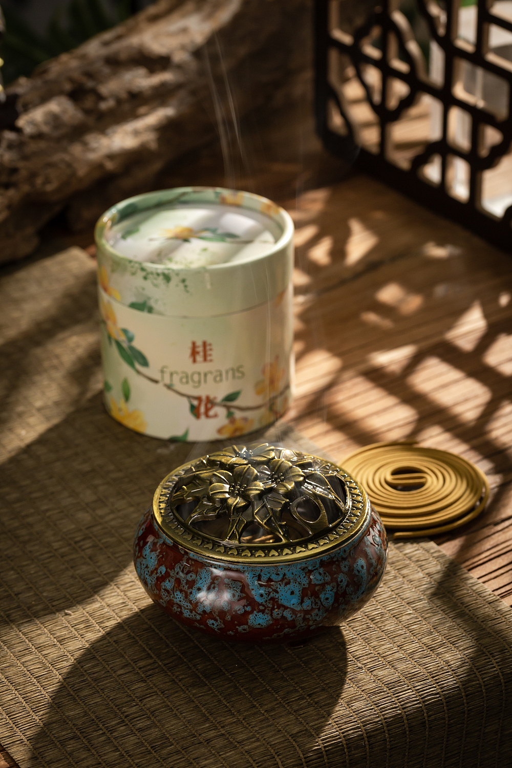 檀香松香香薰古风香器香炉主图拍摄（图ZMjk1NjMxMzg0） - 产品摄影 - 站酷设计师芷君视觉原创素材 - 站酷ZCOOL