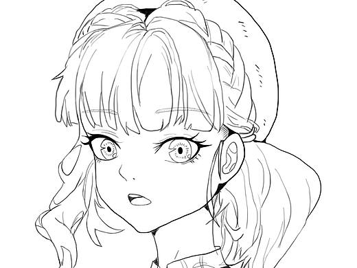 线稿漫画人物