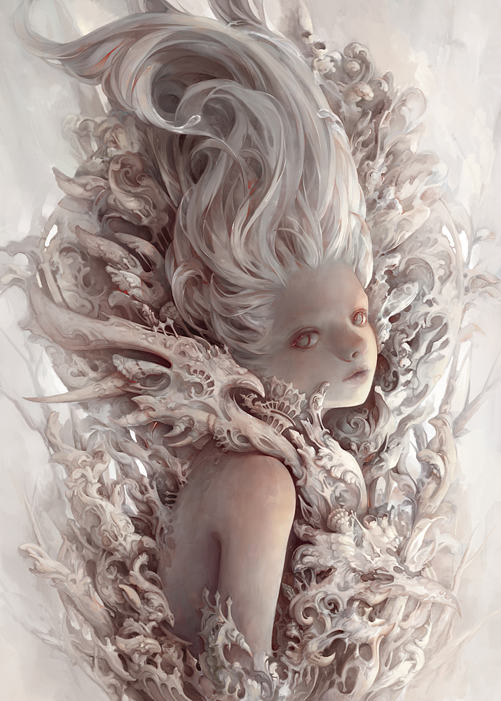 Enigmatic（图ZMjEyNDEzOTY=） - 艺术插画 - 站酷设计师繁恩原创素材 - 站酷ZCOOL