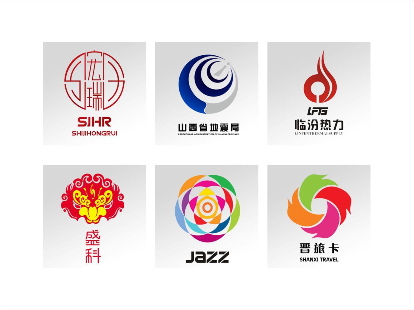 多个logo排列设计图片