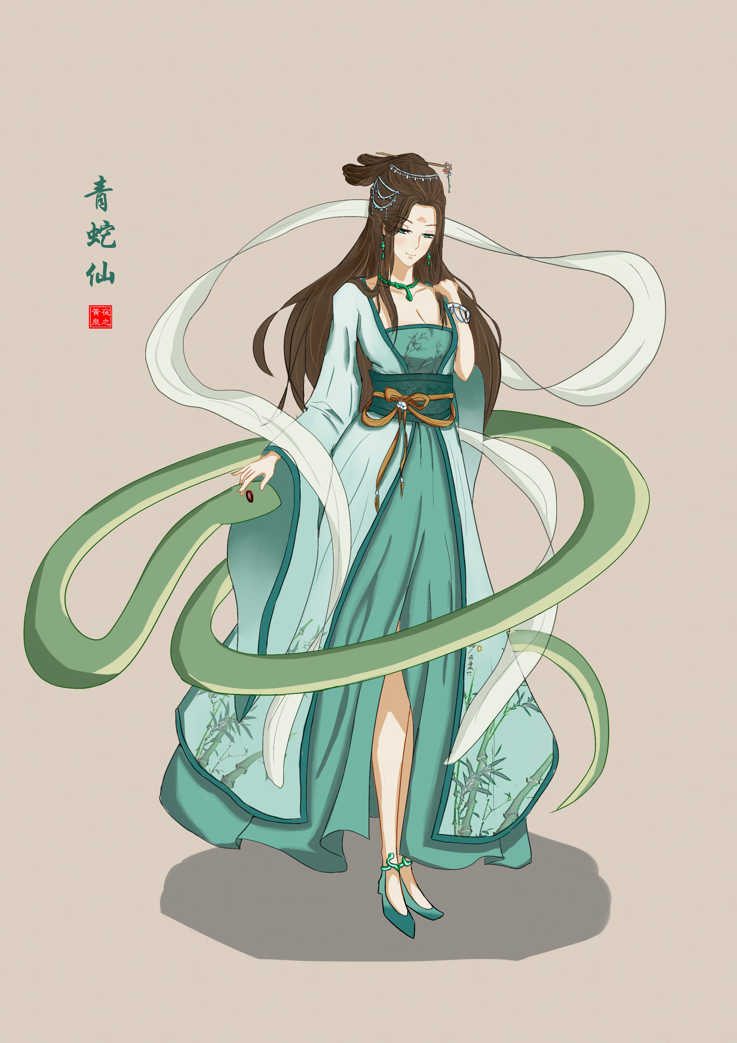 古风练习|插画|游戏原画|夜之黄泉 - 原创作品 - 站酷 (zcool)