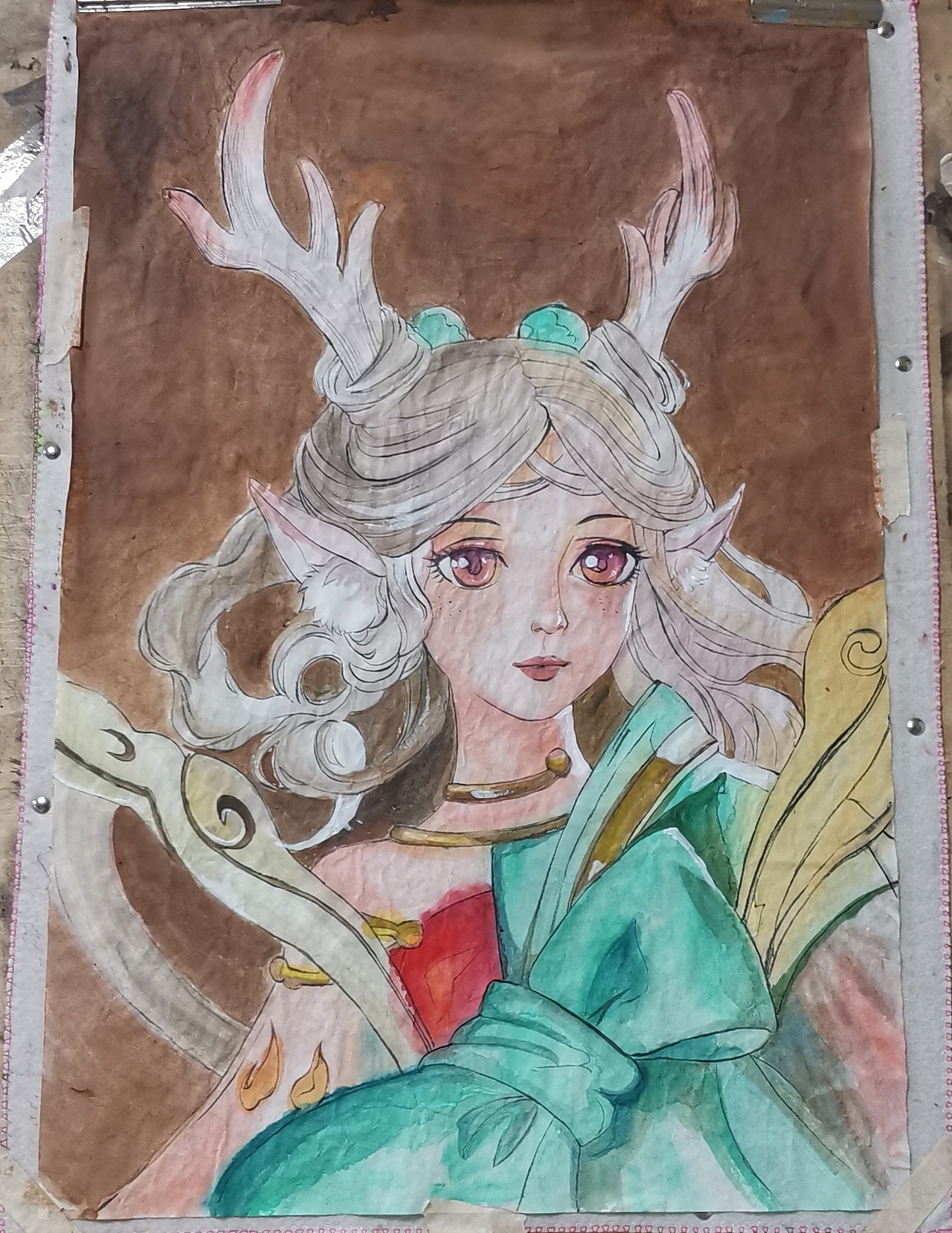 遇见神鹿～画动漫国（图ZMjI1ODE1NzE2） - 单幅漫画 - 站酷设计师King198515原创素材 - 站酷ZCOOL