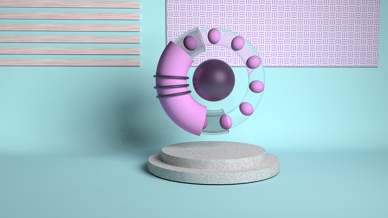 C4D小練習(xí)（圖ZMTUxMjE3MTky） - 其他三維 - 站酷設(shè)計(jì)師筱小語原創(chuàng)素材 - 站酷ZCOOL