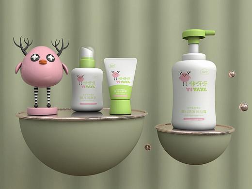 母婴洗护品牌/婴幼儿用品视觉形象——咿呀呀YIYAYA