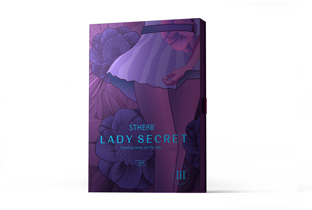 私处护理包装设计-圣荷LadySecret花蕊护理凝胶III代