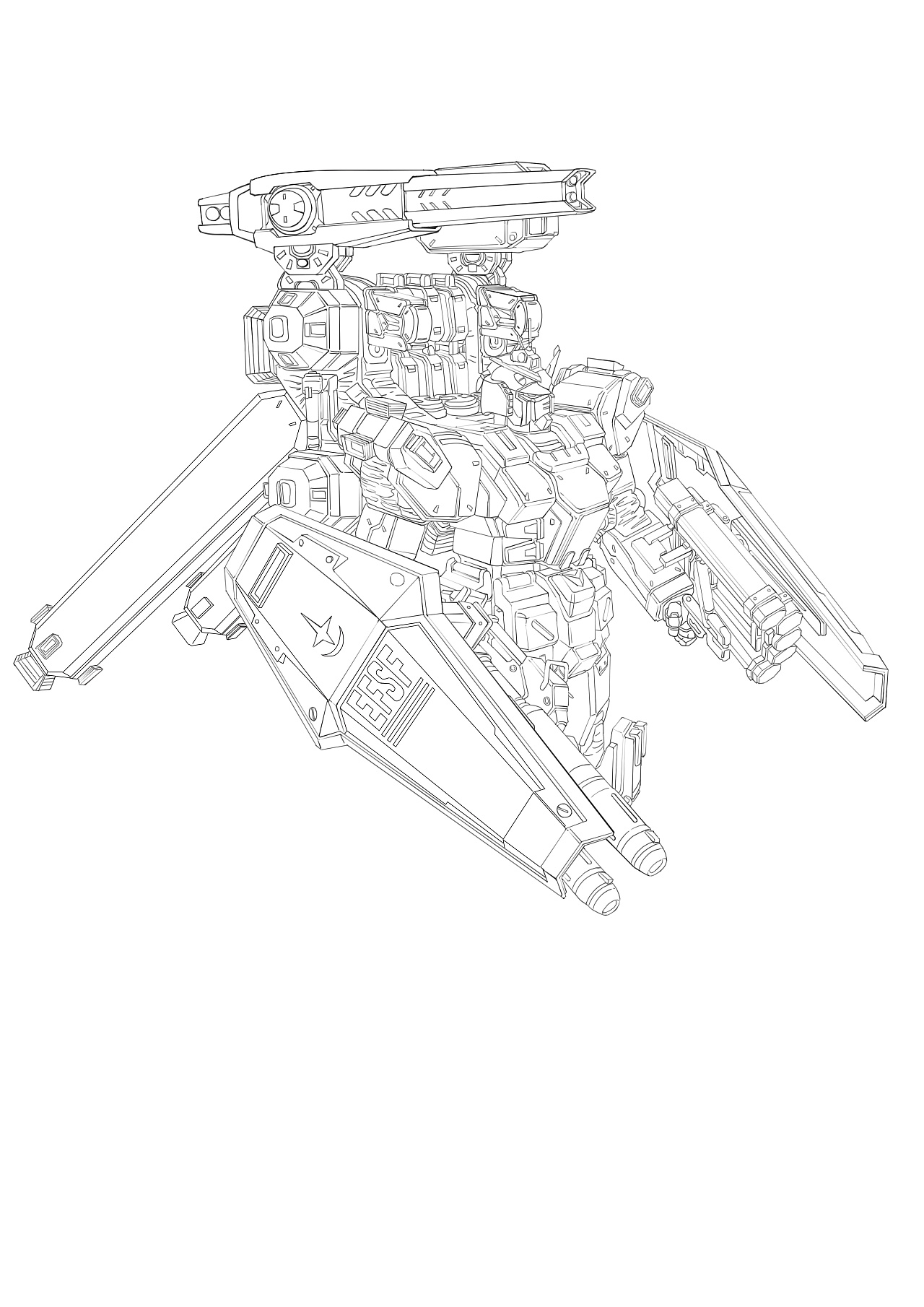 高达机甲设计练习和小创作