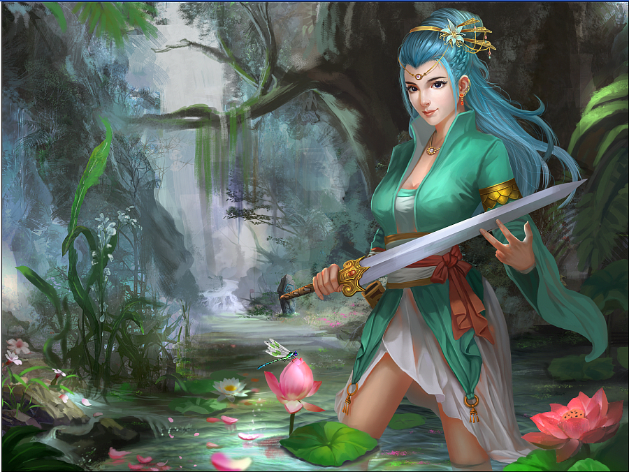 《青花夢》之豪情（圖ZMTczODE1MTI=） - 創(chuàng)作習作 - 站酷設計師魚兒乖原創(chuàng)素材 - 站酷ZCOOL