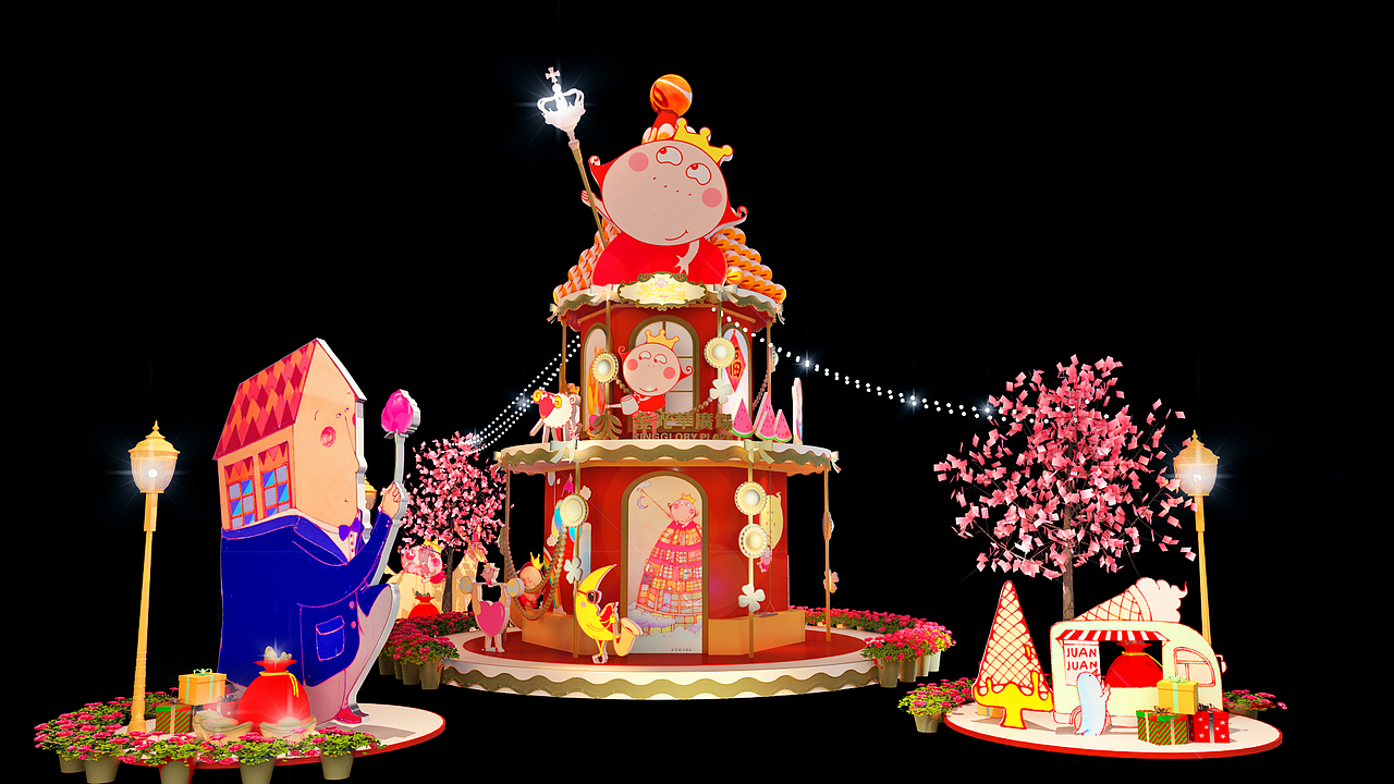 深圳金光华广场圣诞美陈活动（图ZODY2ODg2MDg=） - 展陈设计 - 站酷设计师yukiyuyuyu原创素材 - 站酷ZCOOL