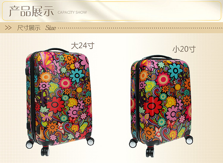 一组拉杆箱的淘宝详情图片拍摄+后期合成