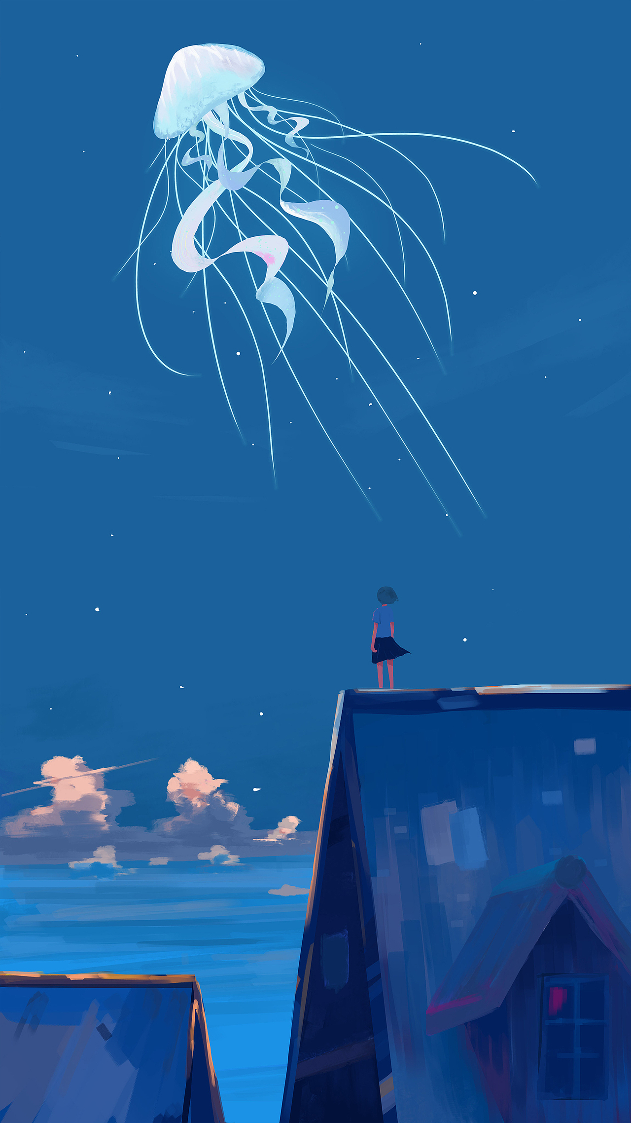 鱼跃天空，万物生息