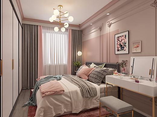 麻吉空间设计 |北欧——金屿海岸效果图