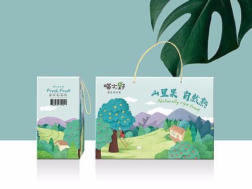 喵小野水果礼盒包装