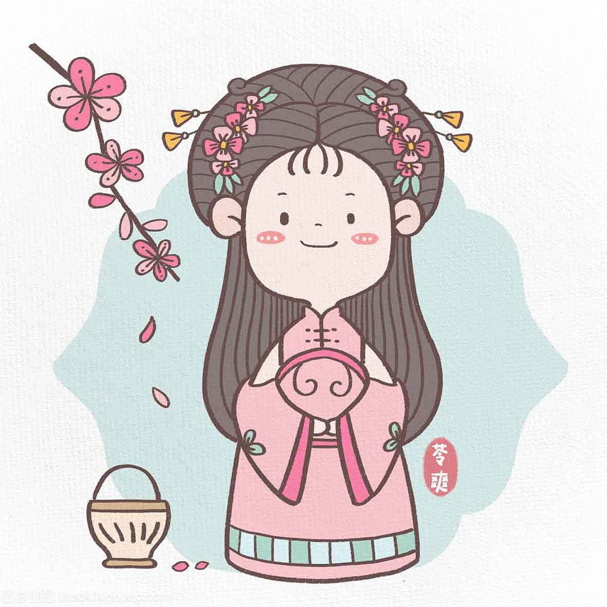 古风简笔画