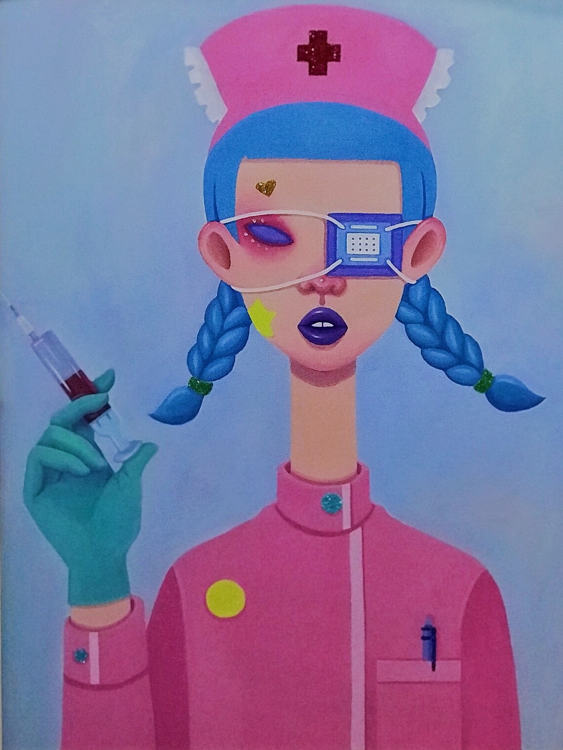 毕业设计丙烯个人插画作品部分