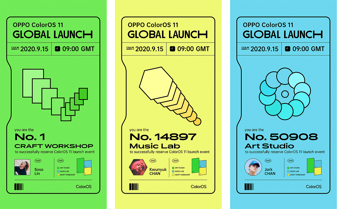 ColorOS 11 发布会视觉包装