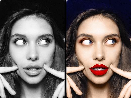 黑白照上色練習(xí)（個(gè)人主頁(yè)-ZMzgwNjE0OTI=） - 其他 - 站酷設(shè)計(jì)師碰瓷i原創(chuàng)素材 - 站酷ZCOOL