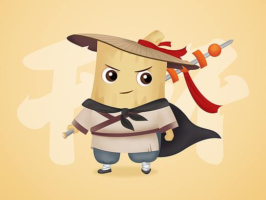 木屋烧烤吉祥物设计