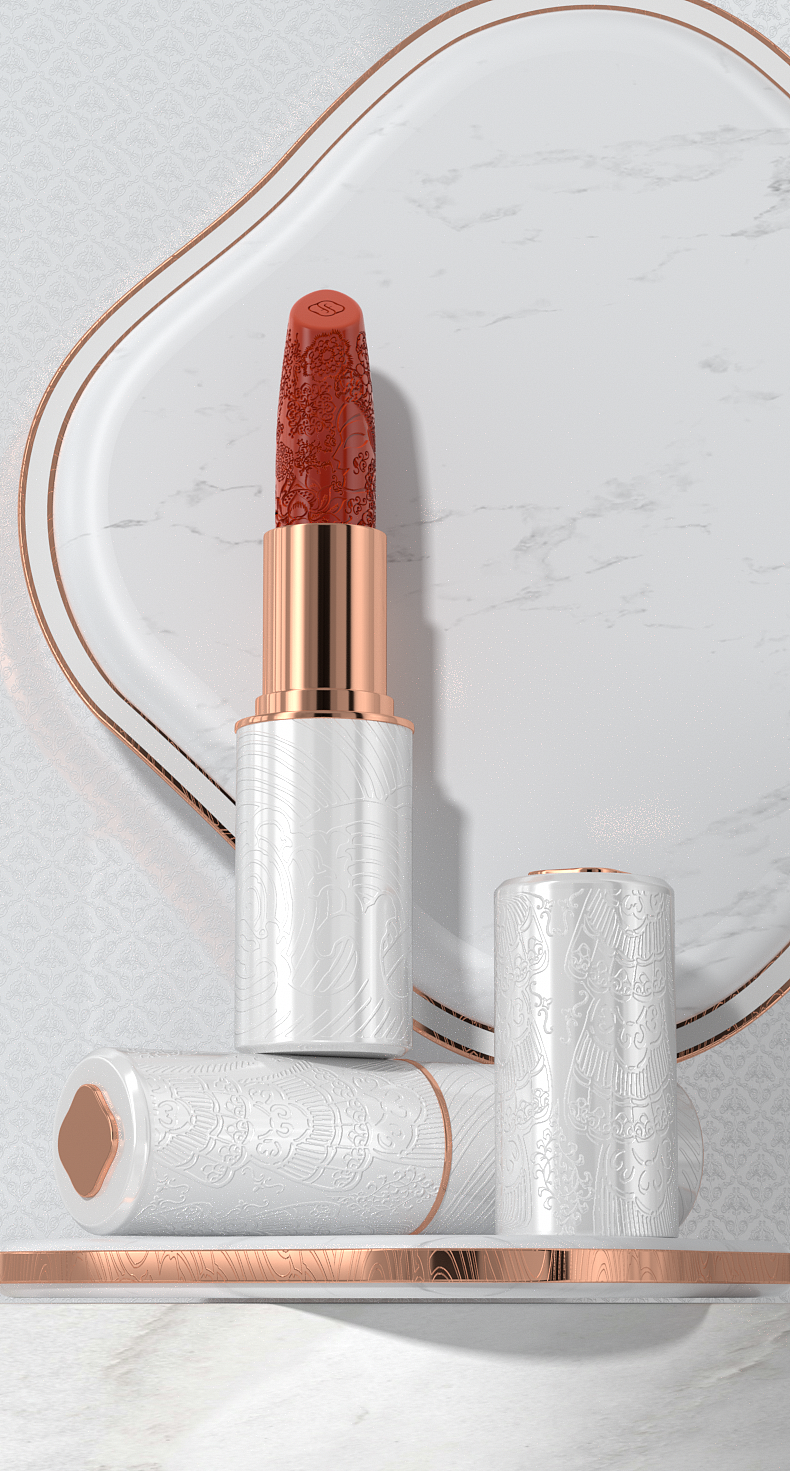 13花西子雕花口红