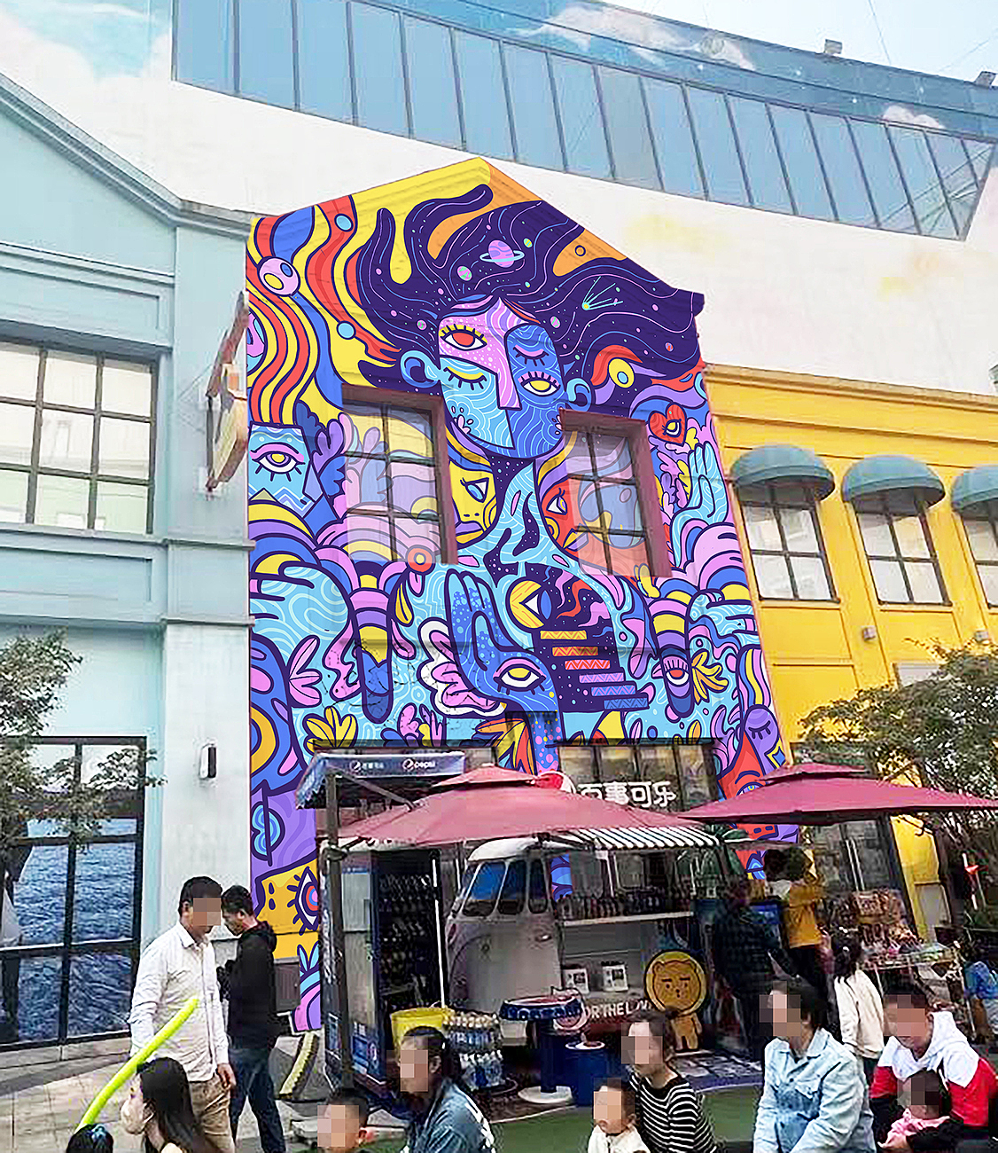 恍惚（图ZMjgzNjA5MDI0） - 新锐潮流插画 - 站酷设计师不辣的xzj原创素材 - 站酷ZCOOL