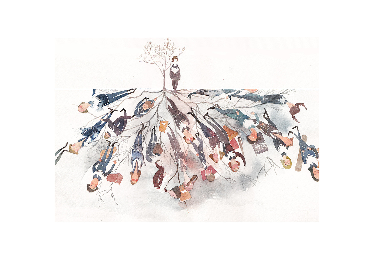 童年（图ZMzk3NTU0MjQ=） - 商业插画 - 站酷设计师画画的须臾原创素材 - 站酷ZCOOL