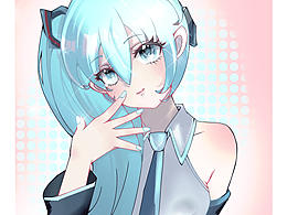 摸了个断发初音
