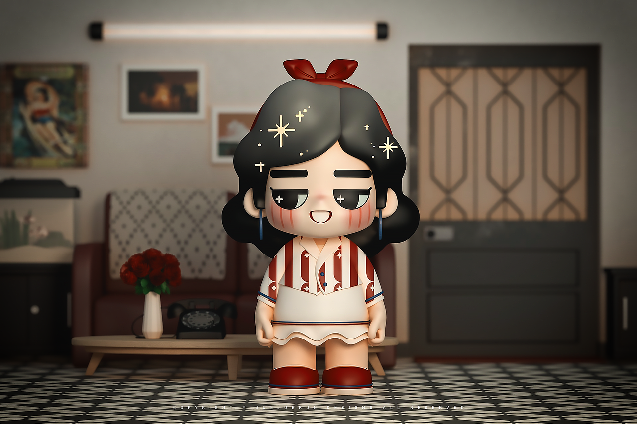 复古造型盲盒设计（图ZMjQ3MDMzNzcy） - 玩具 - 站酷设计师决绝困原创素材 - 站酷ZCOOL