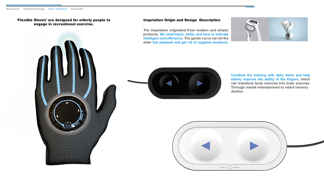 FLEXIBLE GLOVES 智能手套设计