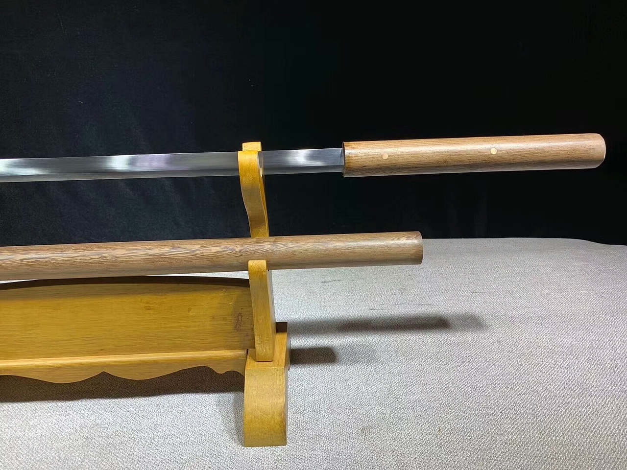 新款仿明代夹刀棍 锰钢棍刀|手工艺|工艺品设计|和风堂美术刀剑_原创