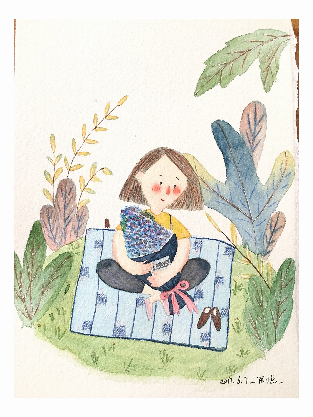 水彩手绘练习 原创