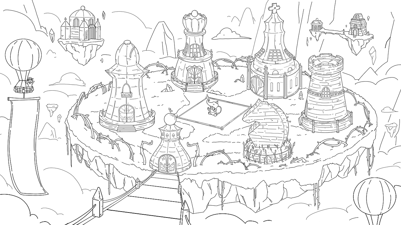 国际象棋场景插画（图ZMjU2MjEzMjI4） - 动画片 - 站酷设计师萌象动画原创素材 - 站酷ZCOOL