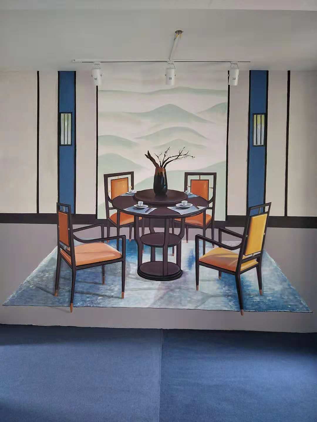 东营市——东营区别墅样板房壁画（图ZMTM3OTMyMTA4） - 新锐潮流插画 - 站酷设计师波普文化传媒原创素材 - 站酷ZCOOL