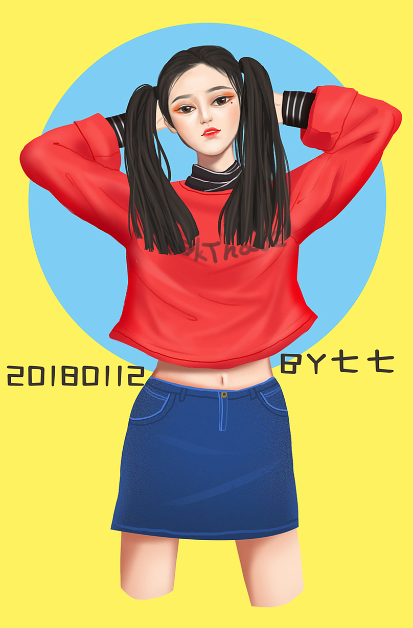 时尚插画-女性服饰