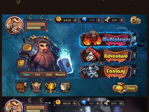 第一个游戏ui作品