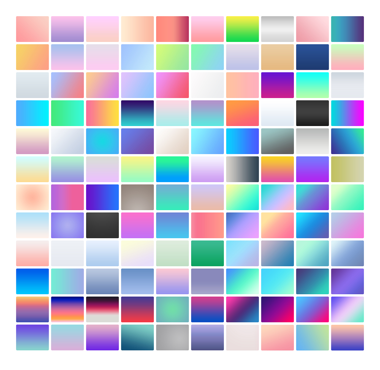 120种好看的渐变色留言免费领取哦