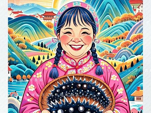 海參（個(gè)人主頁-ZNzA5NjY0OTY=） - AI作品 - 站酷設(shè)計(jì)師吉祥仙子原創(chuàng)素材 - 站酷ZCOOL
