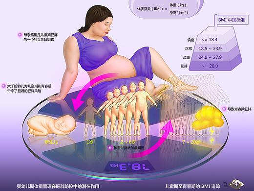 快来体验一把复杂医学插画里的分层结构和合成排版