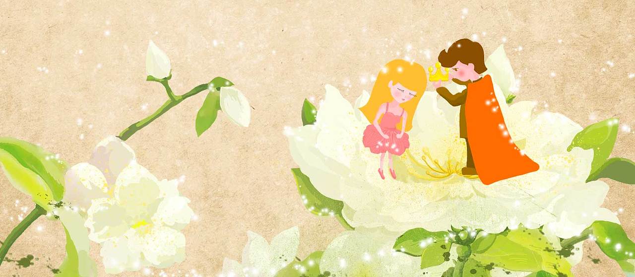 拇指姑娘（圖ZNjQ3MjQxNTI=） - 兒童插畫(huà) - 站酷設(shè)計(jì)師桃子醬0119原創(chuàng)素材 - 站酷ZCOOL