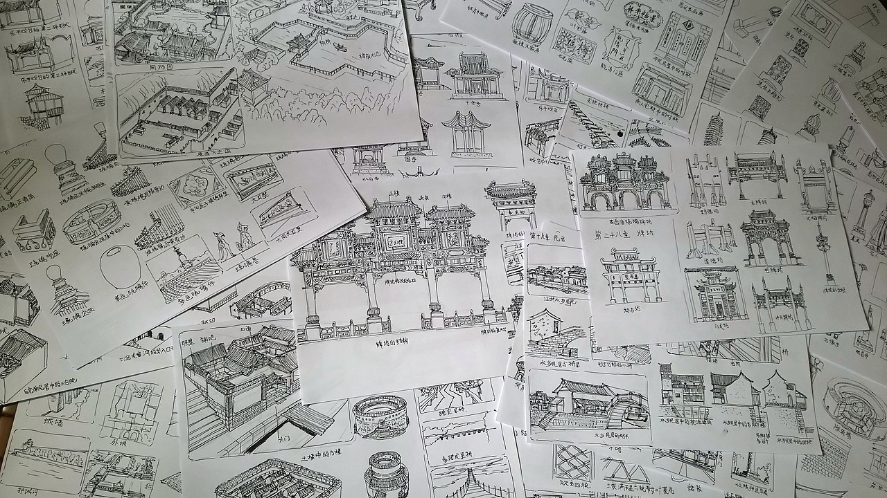 百科练习 中国古建筑图解