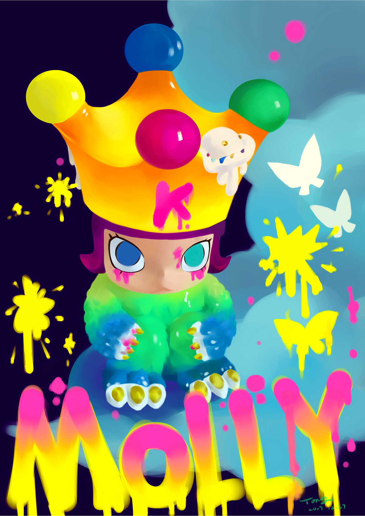 molly涂鸦|插画|商业插画|iimtt_原创作品-站酷zcool