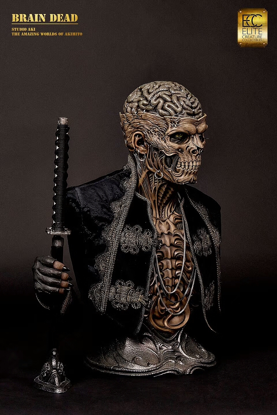 ECC 池田朗人(AKIHITO)作品:骷髅男爵 Brain Dead(图ZOTE4NTMyNzI=) - 手办/模玩 - 站酷设计师VeryMuseum原创素材 - 站酷ZCOOL