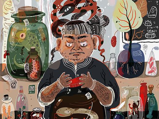 蛇酒Snake wine