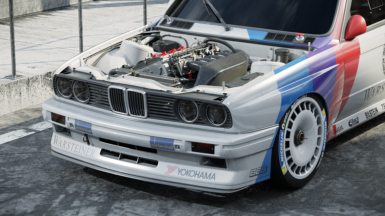 1991 BMW M3 Sport Evo - Blender渲染