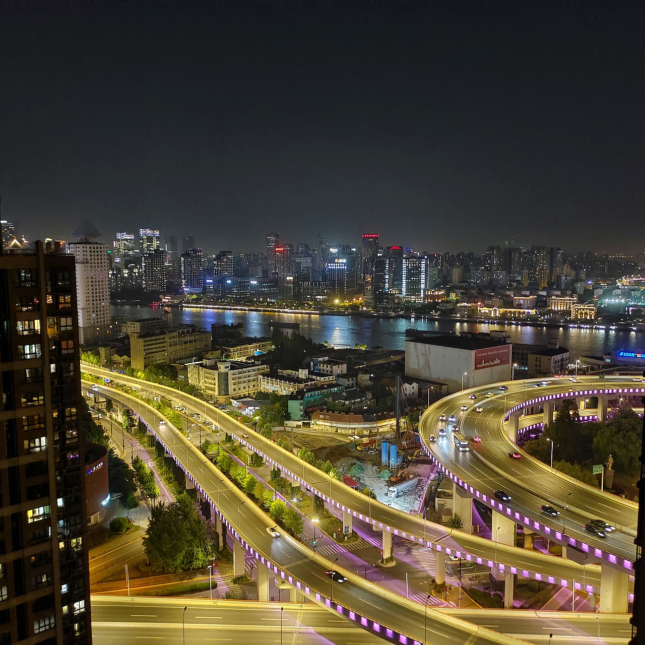夜上海城市美景
