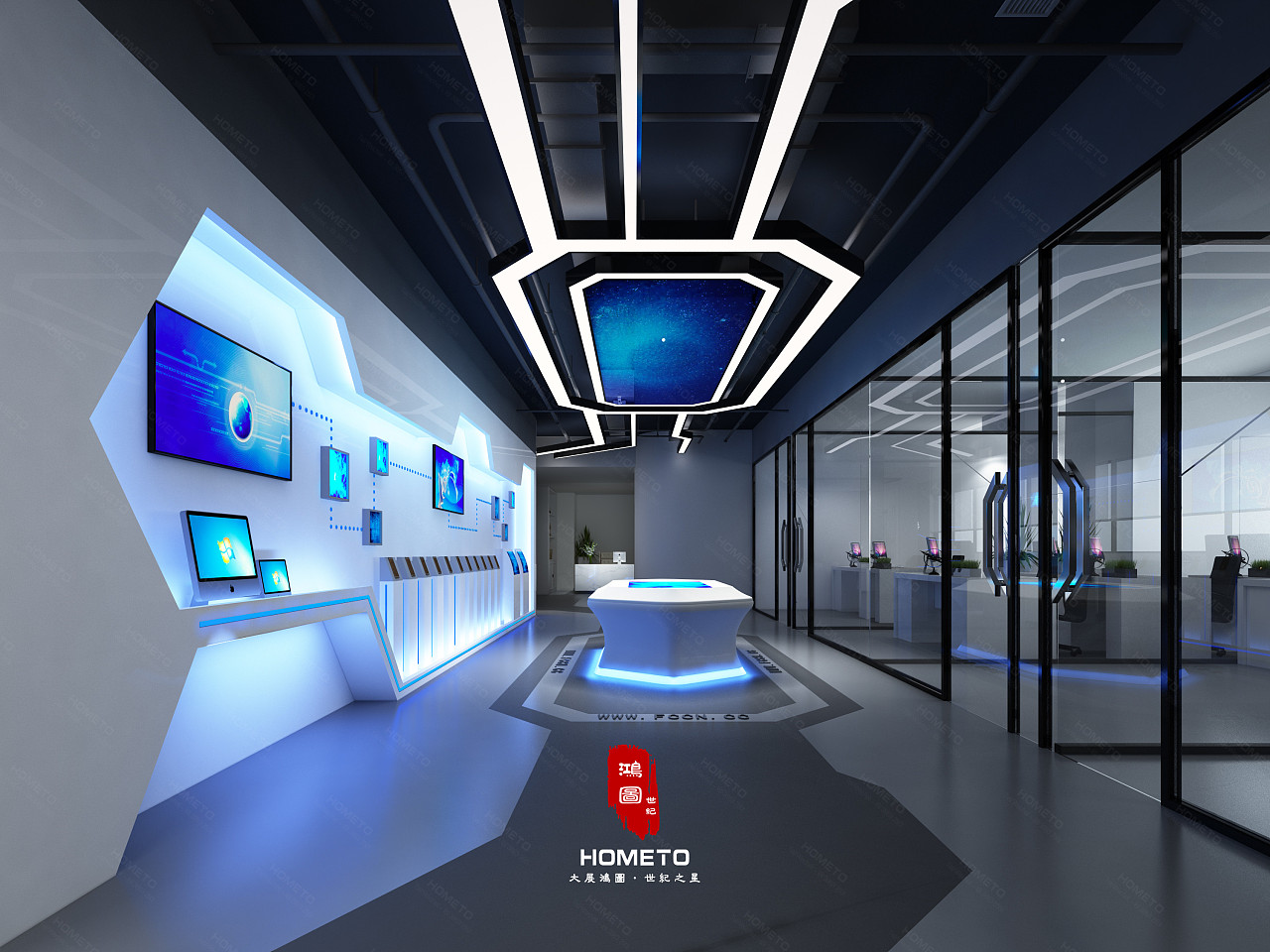 科技感十足的工装——鸿图世纪